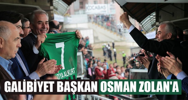 Galibiyet Başkan Osman Zolan'a