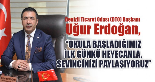 Başkan Uğur Erdoğan, Yeni eğitim öğretim yılını kutladı