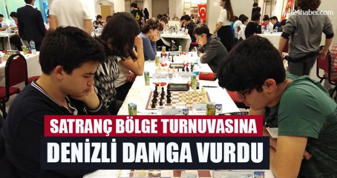 Satranç Bölge Turnuvasına Denizli Damga Vurdu
