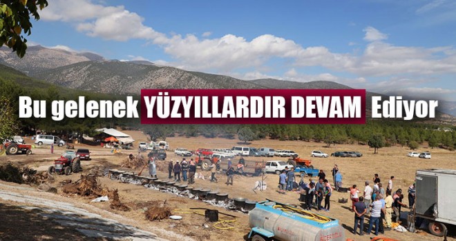 Denizli Acıpayam'da  Taşkındede Hayrı geleneği