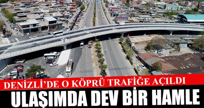 Sanayi Bağlantı Köprüsü trafiğe açıldı