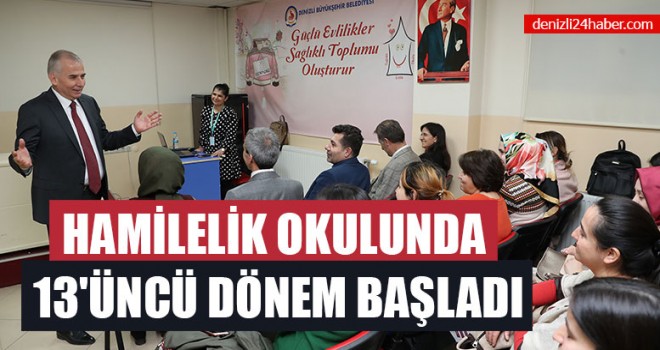 Hamilelik Okulunda 13'üncü Dönem Başladı