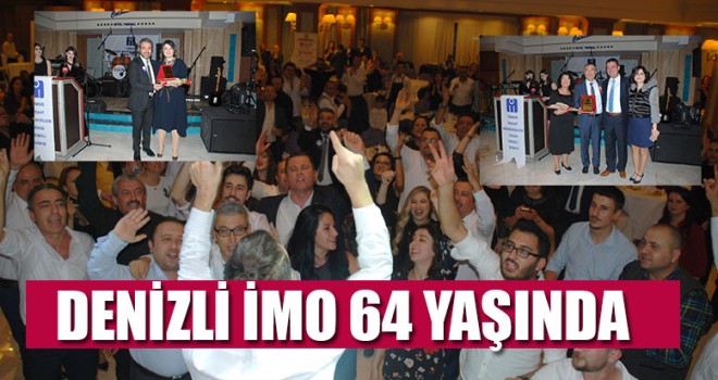 Denizli İMO 64 Yaşında