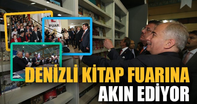 Denizli Kitap Fuarına Akın Ediyor