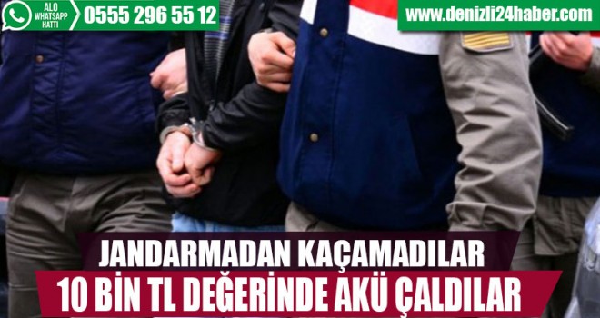 Jandarmadan kaçamadılar