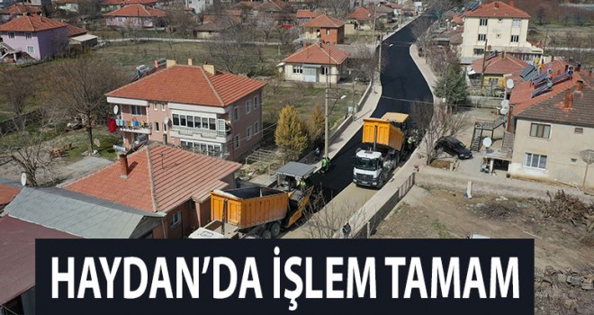 Çivril-Haydan'ın üst yapısı tamam