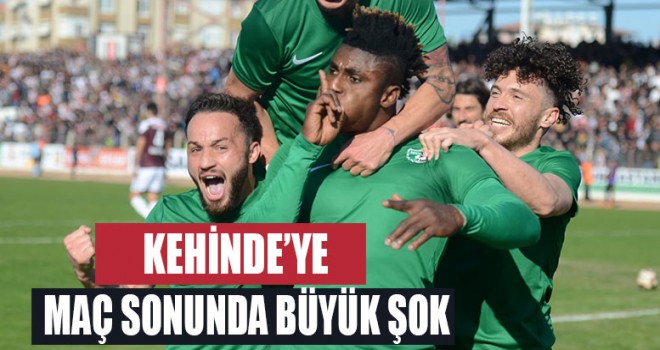 Denizlispor'da Kehinde'ye büyük şok!