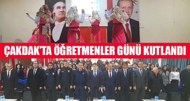 Çakdak’ta Öğretmenler Günü Kutlandı