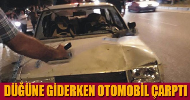 Denizli'deki kazada yaya düğüne giderken otomobil çarptı