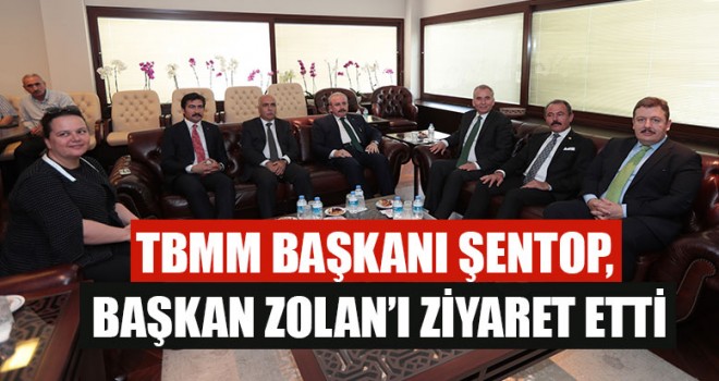 TBMM Başkanı Şentop, Başkan Zolan’ı Ziyaret Etti