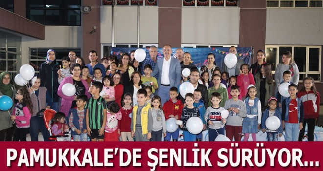 Pamukkale’de şenlik devam ediyor
