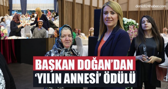 Başkan Şeniz Doğan’dan ‘Yılın Annesi’ Ödülü