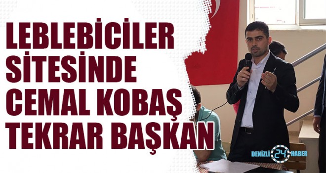 Leblebiciler Sitesinde Cemal Kobaş Tekrar Başkan