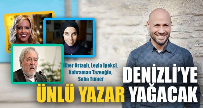 Denizli'ye Ünlü Yazar Yağacak