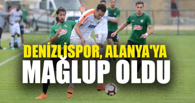 Denizlispor, Alanya'ya Mağlup Oldu