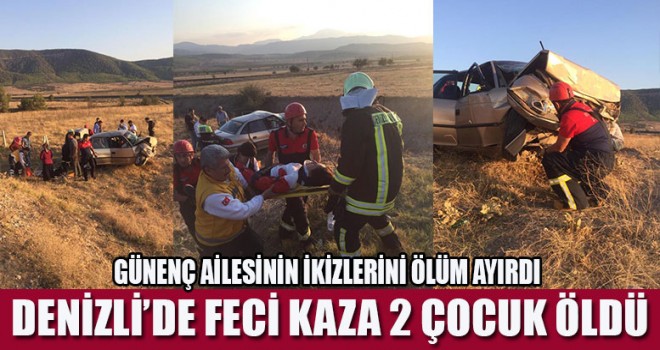 Denizli'de feci kaza 2 ölü