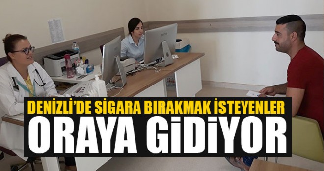 Denizli’de Sigara Bırakmak İsteyenler Oraya Gidiyor