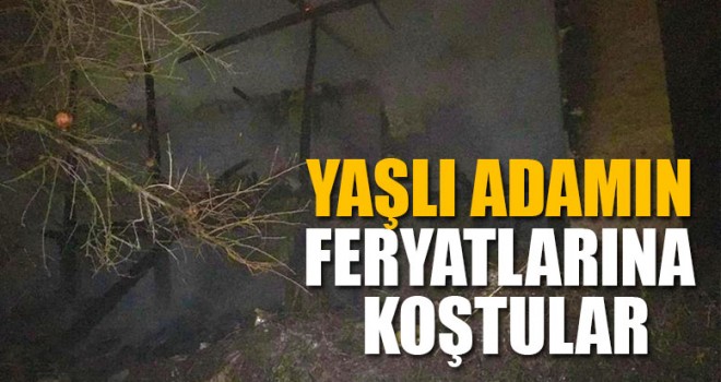 Yaşlı Adamın Feryatlarına Koştular