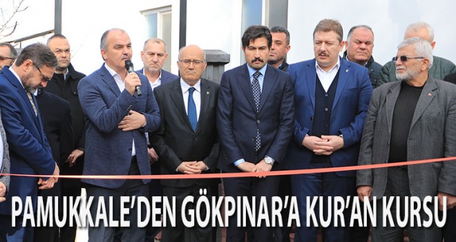 Pamukkale Belediyesi'nden Gökpınar'a Kur'an kursu