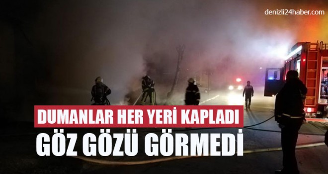 Sümer mahallesinde ev yangını