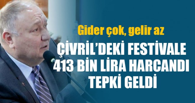 Çivril’deki Festivale 413 Bin Lira Harcandı Tepki Geldi