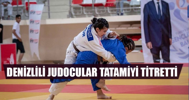 Denizlili Judocular Tatamiyi Titretti