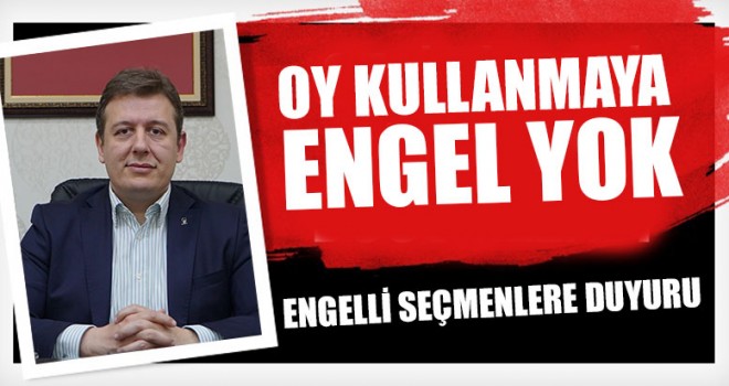 Oy Kullanmaya Engel Yok