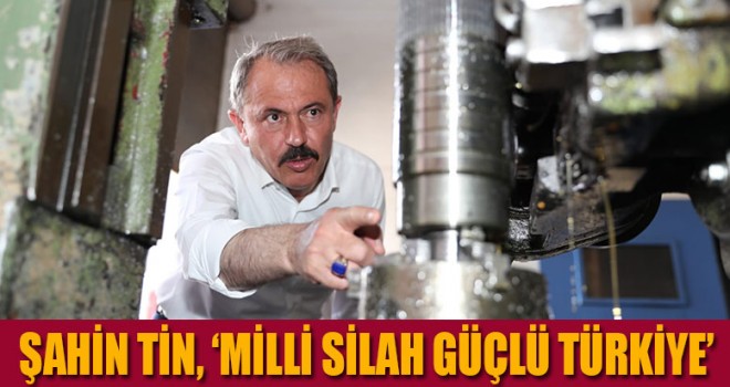 Şahin Tin sanayi esnafı ile buluştu