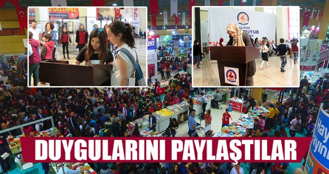 Denizli’deki Kitap Fuarı İçin Duygularını Paylaştılar