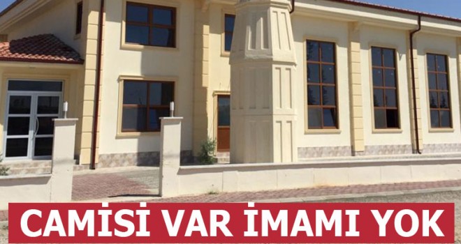 Şehit için yapılan cami imam bekliyor
