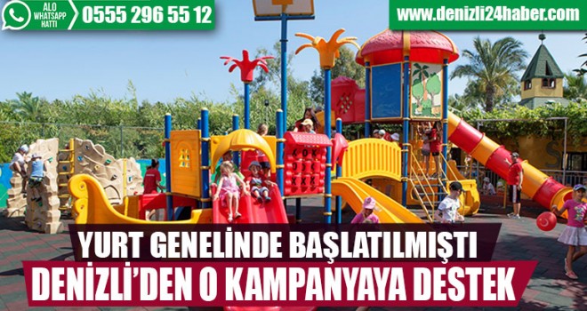 Denizli'den o kampanyaya destek