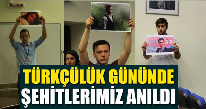 Türkçülük Günü'nde Şehitlerimiz Anıldı