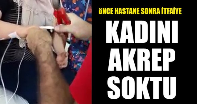 Akrep Soktu Önce Hastaneye Gitti Sonra İtfaiyeye