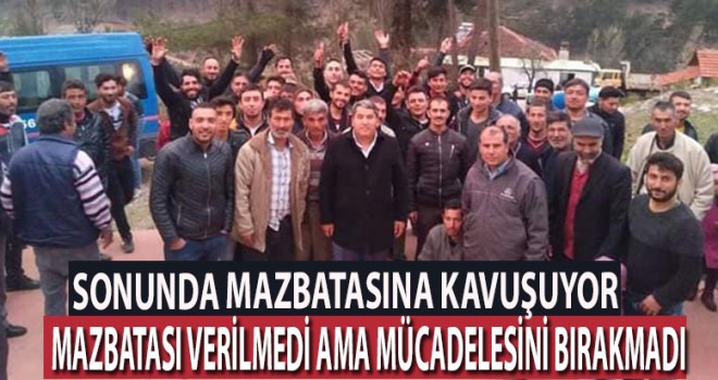 Muhtar adayı mücadelesini kazandı