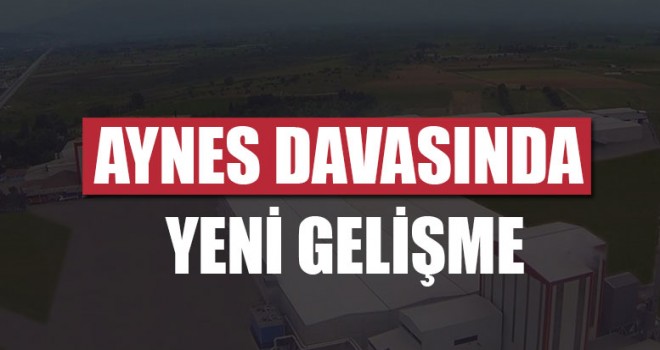Aynes Davasında Yeni Gelişme