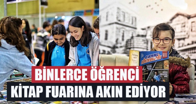 Binlerce Öğrenci Kitap Fuarına Akın Ediyor