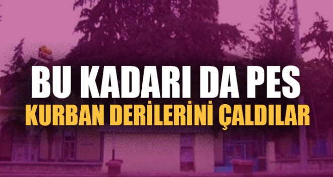 Bu Kadarı Da Pes Kurban Derilerini Çaldılar