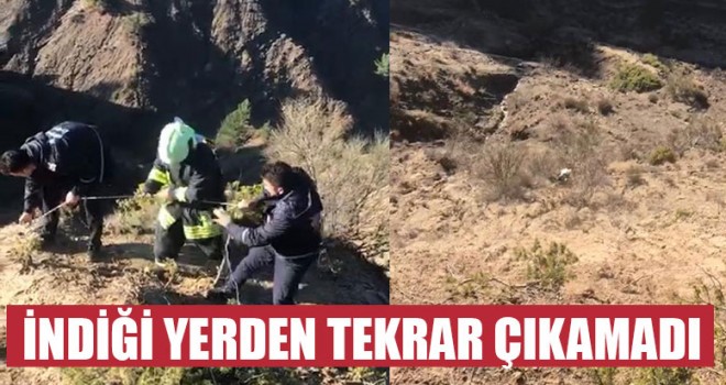 İndiği Yerden Tekrar Çıkamadı