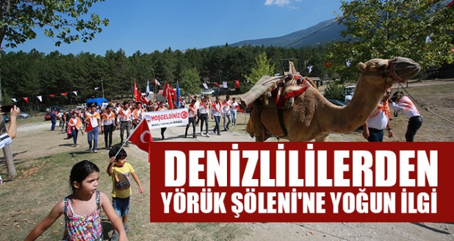 Denizlililerden Yörük Şöleni'ne Yoğun İlgi