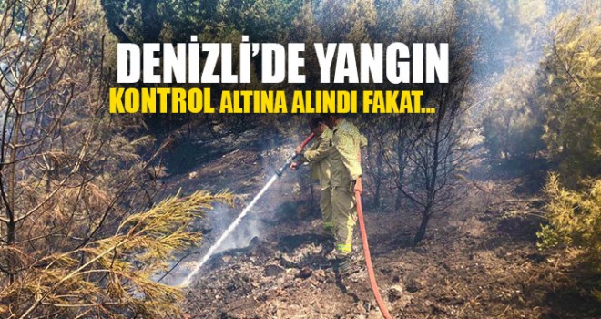Yangın kontrol altına alındı fakat..