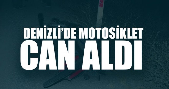 Denizli Acıpayam'da Motosiklet sürücü Süleyman Duru öldü