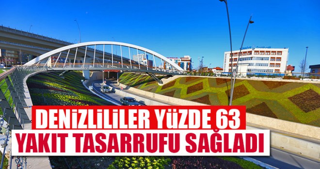 Denizlililer Yüzde 63 Yakıt Tasarrufu Sağladı