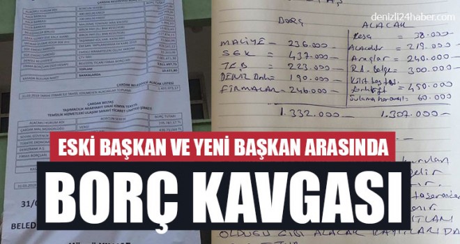 Hüsnü Yılmaz ile Mahmut Öztürk arasında Borç Kavgası