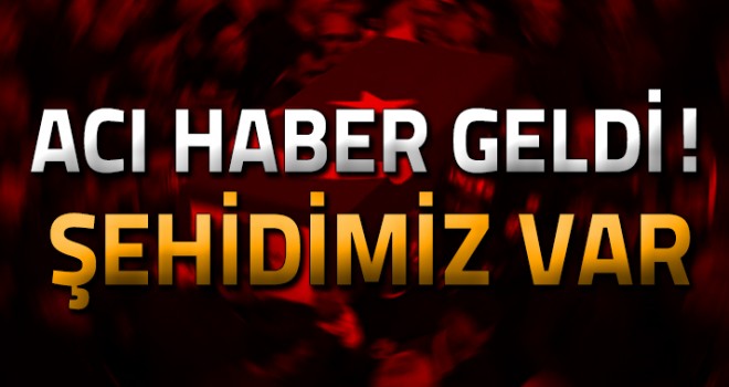 Acı haber geldi! 1 asker şehit