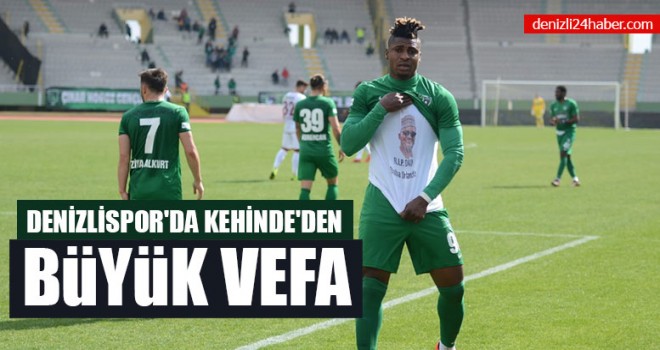 Denizlispor'da Kehinde'den Büyük Vefa