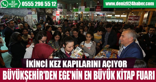 BÜYÜKŞEHİR'DEN EGE'NİN EN BÜYÜK KİTAP FUARI