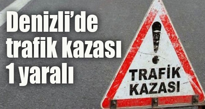 Kale'de otomobil ile motosiklet çarpıştı