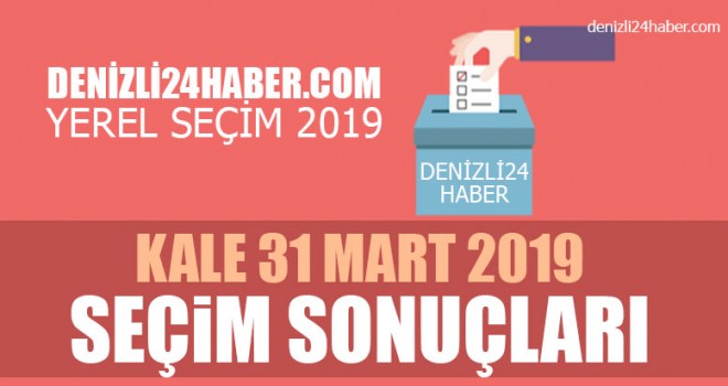 Kale yerel seçim 2019 sonuçları | Kale  belediye seçim sonuçları | Cumhur ittifakı Millet ittifakı oy oranı