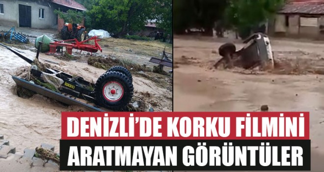 Denizli’de Korku Filmini Aratmayan Görüntüler