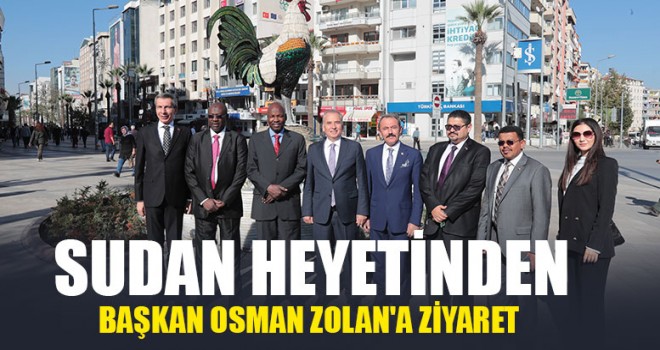 Sudan heyetinden Başkan Osman Zolan'a ziyaret